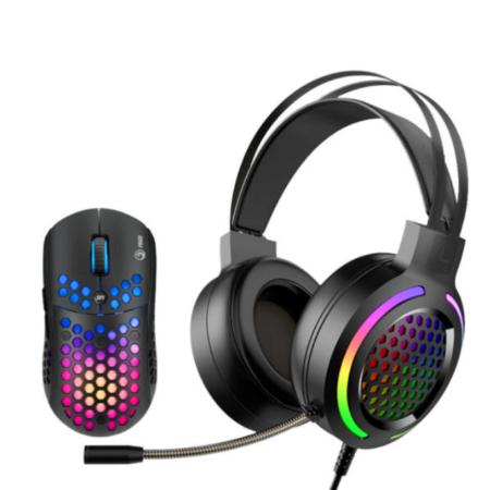 MARVO MH01-BK Headset & Mouse Gaming Combo