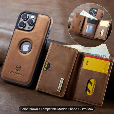 Magnetic Wallet Cover for Iphone 15Pro Max